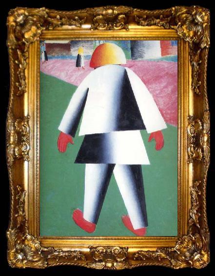 framed  Kazimir Malevich Boy, ta009-2